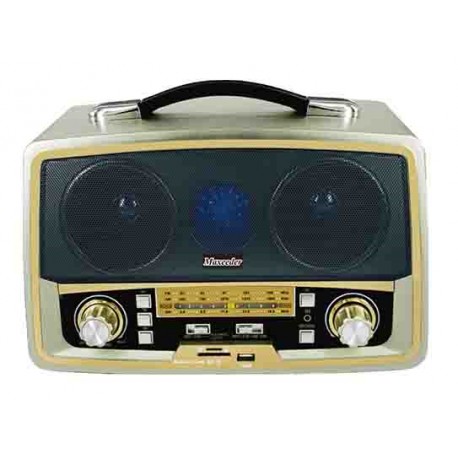 خرید رادیو طرح قدیم بلوتوثی مکسیدر Maxeeder MX-RA1213 AM08