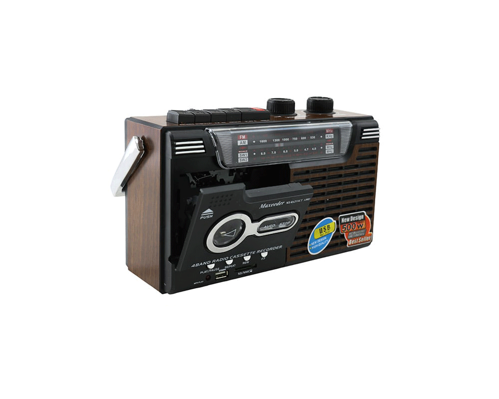 قیمت خرید رادیو کاست شارژی مکسیدر MX-RA2114CT AM03