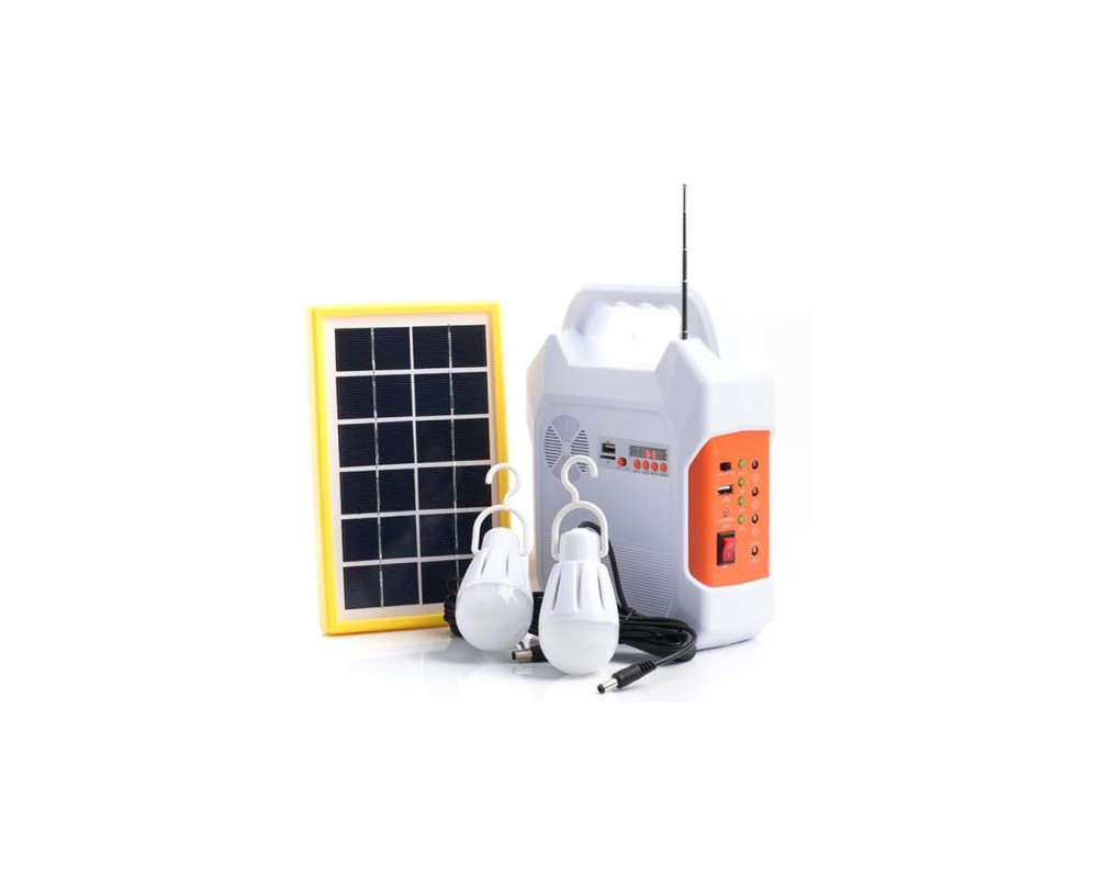 قیمت خرید سیستم روشنایی و پاوربانک خورشیدی و اسپیکر کامیسیف مدل Kamisafe KM-915
