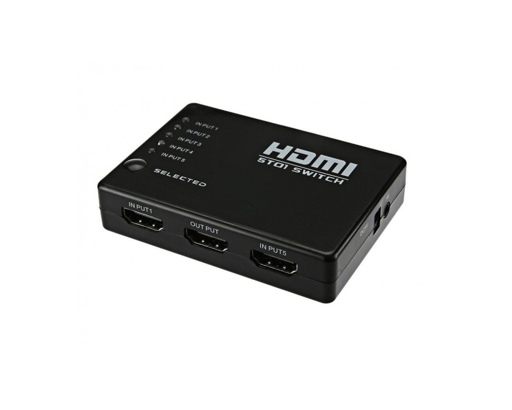 خرید سوئیچ پنج پورت HDMI - Full HD دارای ریموت ST01