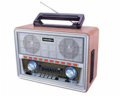 قیمت رادیو اسپیکر کلاسیک چوبی طرح قدیمی کنکورد Concord RF-903BT-B
